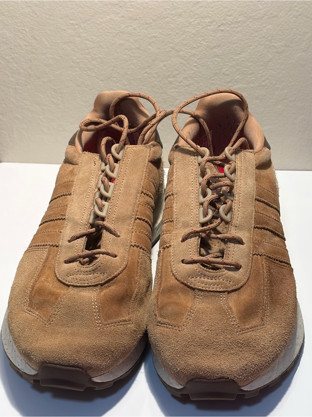 Adidas Retropy Mens 13 Suede Sneakers Brown